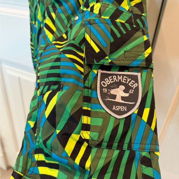 Obermeyer boys snow jumper size 6 multi color with I-Grow extend system - Picture 5 of 8